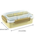 thumbnail image 2 of Renjiang Lunch Box for Women Yellow Lunch Boxsealed Fresh-Keeping Box Large-Capacity Separated Portable Lunch Box Heat-Preserving Lunch Box Lunch Box Meals Healthy, 2 of 2