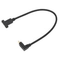 thumbnail image 2 of Cable de extensión TypeC macho a hembra USB3.1, adaptador macho a hembra TypeC rápido y estable con orificio para tornillo de montaje en Panel, 2 of 5