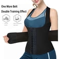 thumbnail image 3 of Neopreno Sauna Sudor Cintura Entrenador Corsé Recortador Chaleco para Mujeres Pérdida de Peso, Cintura Cincher Shaper Más Delgado, 3 of 7
