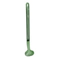 thumbnail image 2 of Wall Mounted Toilet Brush with Long Handle | Soft Bristle Deep Clean Design for Hard to Reach Corners | Includes Adhesive Wall Mount | Blue Green or Clear, 2 of 3