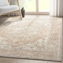 Well Woven Apollo Antigua Vintage Oriental Beige Flatweave 3'3" x 5' Area Rug