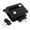 Black, variant on koolsoo Metal RV Door Latch Locks Set for Trailers Universal Fit Black