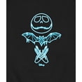 thumbnail image 3 of Nightmare Before Christmas - Jack Skull And Crossed Arms - Men's Crew Fleece Sweatshirt, 3 of 5