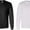 Black/White, variant on Gildan Ultra Cotton Long Sleeve T-Shirt 2-Pack Black/White