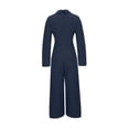 thumbnail image 4 of pstuiky Wide Leg Jumpsuits for Women, Jumpsuits for Wome One Piece Jumpsuits for Women Rompers Long Sleeve Jumpsuit for Women Bib Overalls Women with Pockets Navy M, 4 of 6