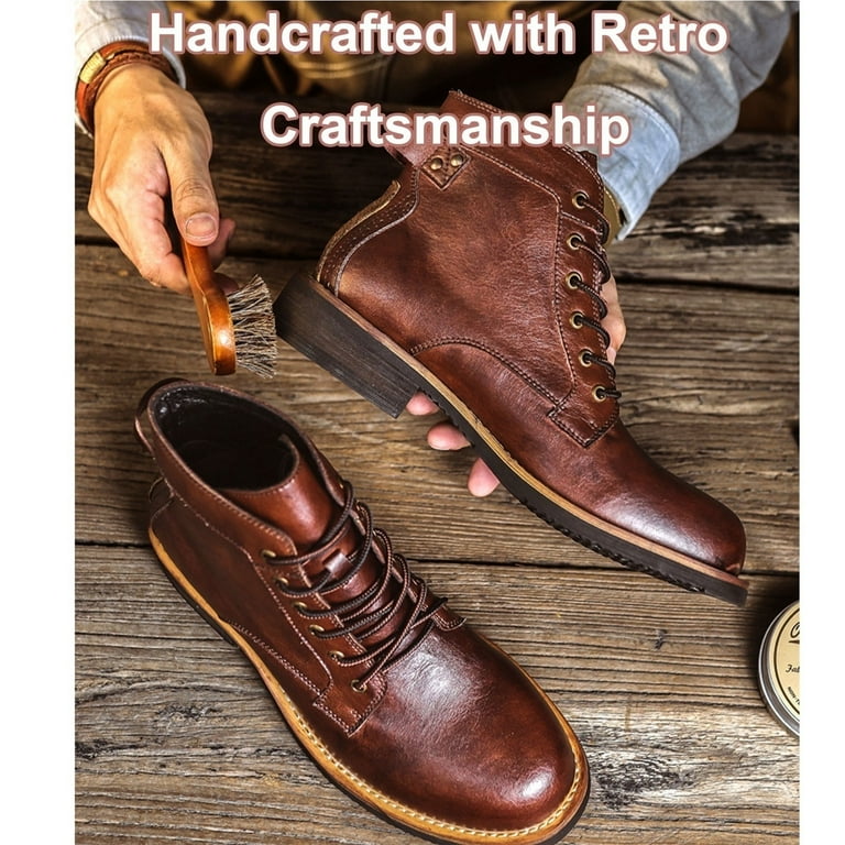 Retro Motorcycle Boots for Men, Vintage Biker Ankle Boots - Classic Riding Footwear - Walmart.com Retro Motorcycle Boots for Men, Vintage Biker Ankle Boots - Classic Riding Footwear - Walmart.com