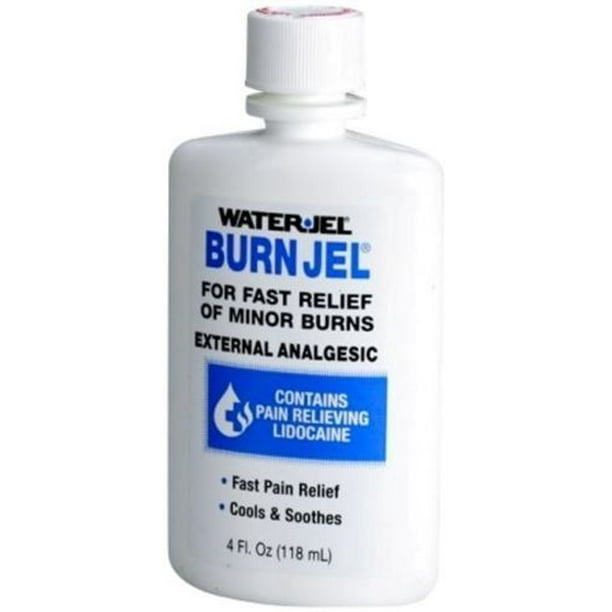 WaterJel External Analgesic, Burn Relief Topical Gel, BJ424.50.000, 4