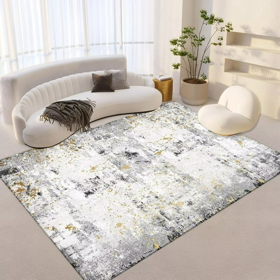 Modern Abstract Carpet for Living Room Simplicity Ink Splash Large Area Rug Bedroom Luxury rative Ma
