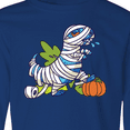 thumbnail image 4 of Inktastic Halloween Dinosaur Mummy Long Sleeve Youth T-Shirt, 4 of 5