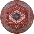 thumbnail image 1 of Ahgly Company Indoor Round Mid-Century Modern Red Persian Area Rugs, 4' Round, 1 of 6