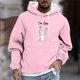 thumbnail image 1 of Dolkfu Sudadera de invierno para hombre con capucha, sudadera casual con estampado y bolsillo tipo canguro, camiseta de estilo callejero para hombre. XXXXL, 1 of 5