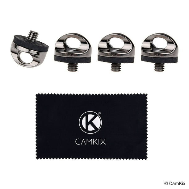 Quick Install Camera Tripod Mount Screw to Attach Neck or Wrist Straps