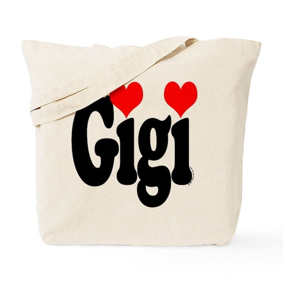 CafePress - I Love Gigi Tote Bag - Unisex Canvas Tote Bag, Beige, 1-Piece