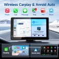 thumbnail image 3 of Haudio Estéreo Portátil Inalámbrico para Auto de 7" con CarPlay y GPS, 3 of 8