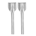 thumbnail image 1 of Coupe-cuir Demi-Rond Outil d'Artisanat en Cuir Punch en Cuir 2 Pcs Demi-Rond Outil de Coupe en Acier Kit d'Outils pour Ceinture 25mm, 1 of 8