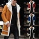 thumbnail image 3 of Jackets de Ropa de Salida Para Hombres Invierno Invierno Solidado Solidado Mantenga Cálido Un Solo Pecho Odeerbi ODB-4, 3 of 3
