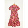 thumbnail image 6 of Redhotype Elegant Floral Maxi: Short Sleeve, Smocked Waist, Summer Chic, 6 of 8
