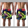 thumbnail image 3 of luoweisi Men's Beach Shorts Quick Dry Swim Trunks with Mesh Lining Frog 2XL, 3 of 5