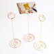 thumbnail image 3 of sweethay 20 piezas soporte de número de soporte de redonda soporte de tarjeta de boda Clip de recuerdo de papel Decoración del hogar Dorado, 3 of 6