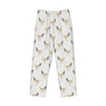 thumbnail image 6 of Uemuo Funny Chicken Pattern Men's Wide Leg Palazzo Lounge Pants with Pockets Light Weight Loose Comfy Casual Pajama Pants-Large, 6 of 9