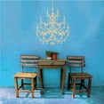 thumbnail image 4 of Large Antique Design Vinyl Chandelier Wall Decal Art, 4 of 4