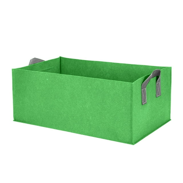 Tela de Cama de Jardín Elevada Cama de Jardín Elevada Bolsa de Contenedor de Plantación Transpirable Rectangular Tela de Cama de Jardín Elevada