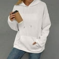 thumbnail image 5 of Bovemsi Sweatshirt for Women Oversized Hoodies 2025 Cute Hoodie Plus Size Plain Basic Soft Sweatshirts Tops Fall Winter Comfort Hoodie, 5 of 7