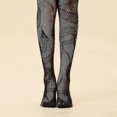 thumbnail image 3 of Women Sexy Fishnet Pantyhose Evil Snake Jacquard Patterned Anime Tights Banmo, 3 of 5
