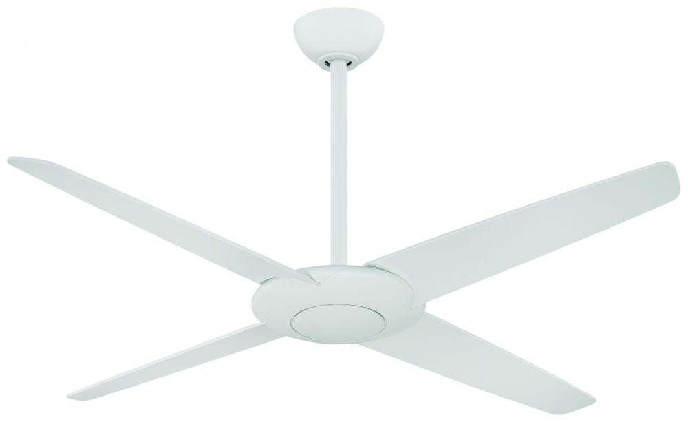 52'' CEILING FAN DC MOTOR by MinkaAire F738DWHF in White Finish