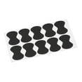 thumbnail image 3 of Guitar Pick Grips, Soft Silicone Pick Non Slip Sticker Reasonable Size Wear Resistant Symmetrical Structure With Adhesive Backing For Stringed Instrument Black,White, 3 of 8