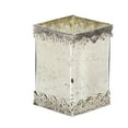 thumbnail image 6 of DecMode  6", 8"H Glam Candlestick, White, 2 - Pieces, 6 of 9