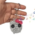 thumbnail image 1 of Llavero de Peluche Hámster Triste Cgtredaw con Música y Lazo, 1 of 9