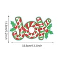 thumbnail image 2 of Xihbxyly Letrero Navideño para Jardín, Diseño de Papá Noel, Plástico Duradero, Resistente a La Intemperie para Uso En Exteriores, Decoración Navideña, Fácil de Guardar, Incluye 2 Varillas de Plástico, 2 of 2