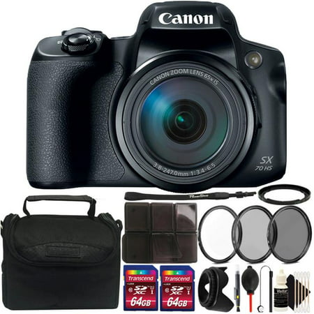 Canon Powershot SX70 HS 65X Zoom Camera with Best Value (Best Point And Shoot Camera For Macro Photography 2019)