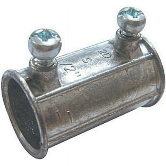 Gampak 49240 0.5 in. Emt Set Screw Coupling - pack of 50