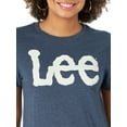 thumbnail image 3 of Lee Women's Short Sleeve Crew Neck Graphic Tee with Ribbed Neckline, 3 of 4
