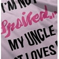 thumbnail image 5 of Im Not Spoiled Uncle Just Loves Me Toddler Boy Girl T Shirt Infant Toddler Brisco Brands 18M, 5 of 6