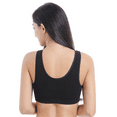 thumbnail image 2 of BIMEI Front-Closure Mastectomy Bra Pocket Bra for Silicone Breast forms 9915,Black,40 for 40ABCD, 2 of 7