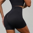 thumbnail image 6 of Sngxgn High Waist Yoga Shorts for Women Running Home Workout Shorts(Black,L), 6 of 6