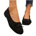 thumbnail image 3 of Xfvqtps Womens Casual Wedge Shoes Comfortable Slip on with Cushioned Insole Lightweight Breathable Solid Color Flats for Work Walking Daily Wear, 3 of 9