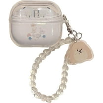 Cover for Galaxy Buds 3/Buds 3 Pro Charger Case,Clear Anti-Scratch Earphone Protective Soft Shell with Hook for Girls Women (Dog A)