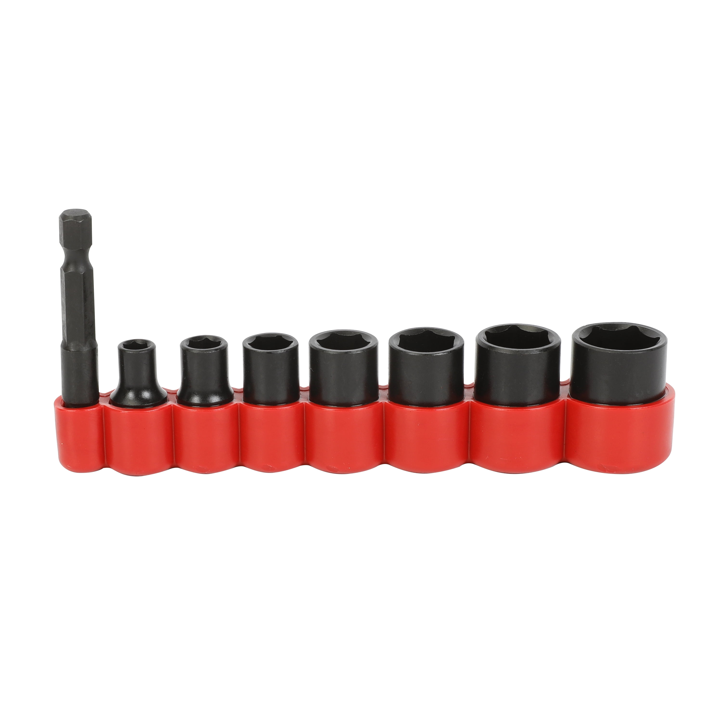 Hyper Tough 9-Piece 1/4-inch Impact Socket Set SAE