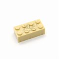 thumbnail image 1 of 100pcs Moc Creative Brick 2x4 3001 Basics Enlighten Classic DIY Building Blocks Bulk Compatible with Assembles Particles Toys beige 100pcs, 1 of 6