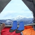 thumbnail image 6 of Winter Duck Down Booties Down Slippers Anti Slip Soft Insulated Warm Boots Duck Down Slipper Boots for Camping Snowboard Blue Color M, 6 of 10