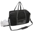 thumbnail image 1 of TBWYF 40L Travel Duffle Bag,18" Gym Bag Lightweight Sport Bag for Men Women Black, 1 of 4