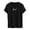 Black, variant on Men Casual Letter Print Tees For Outdoor Daily Wear Summer Fashion Short Sleeve Shirt Machine Washable Comfort Fit, S, Black
