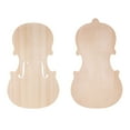 thumbnail image 1 of Graflsoa Unfinished Solid Spruce and Maple Violin Top & Back Plate Set for 4/4 or 3/4 Violin DIY Assembly, Smooth Surface, Premium Craftsmanship, 1 of 6