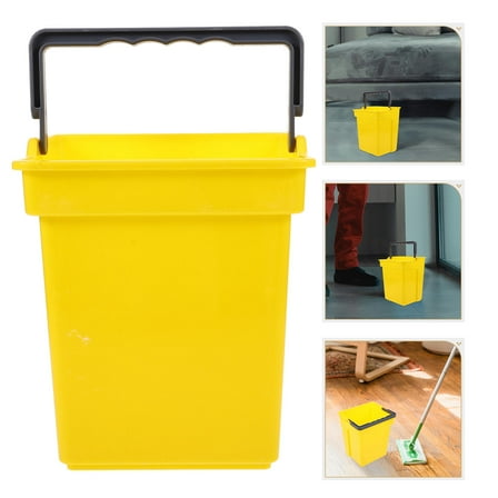 HEMOTON Large Bucket Cleaning Bucket .50X18.50X15.00CM Yellow