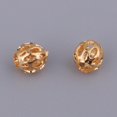 thumbnail image 4 of AMLESO 10Pcs Metal Filigree Hollow Loose Spacer Bead for Jewelry Making Craft 3.5mm, 4 of 8