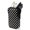 Black White Polka Dot Pattern, variant on SEANATIVE Portable Sunglasses Case Neoprene Eyeglasses Pouch with Zipper, Dual Compartment Glasee Pouch Lightweight Eyewear Case Multifunctional Glasses Bag, 4" x 6.9", Pink Cat Paw Pattern